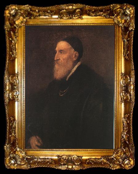 framed   Titian Self Portrait, ta009-2